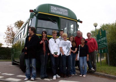 Vintage bus hire for the races, birthdays, anniversaries and days out
