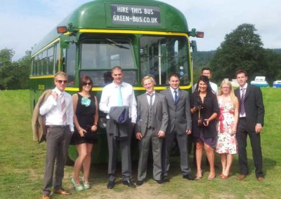 Vintage bus hire for the races, birthdays, anniversaries and days out